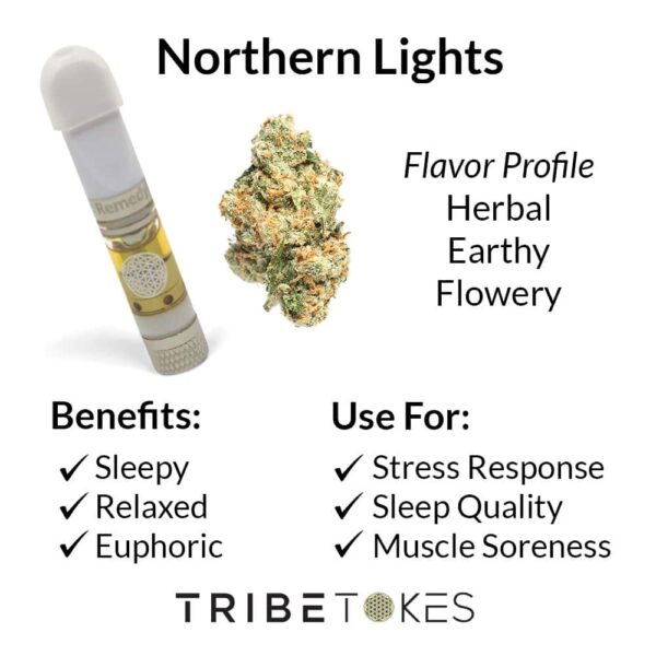 Northern Lights (Indica) | CBD Vape Carts  | CBG-Boosted 1gm