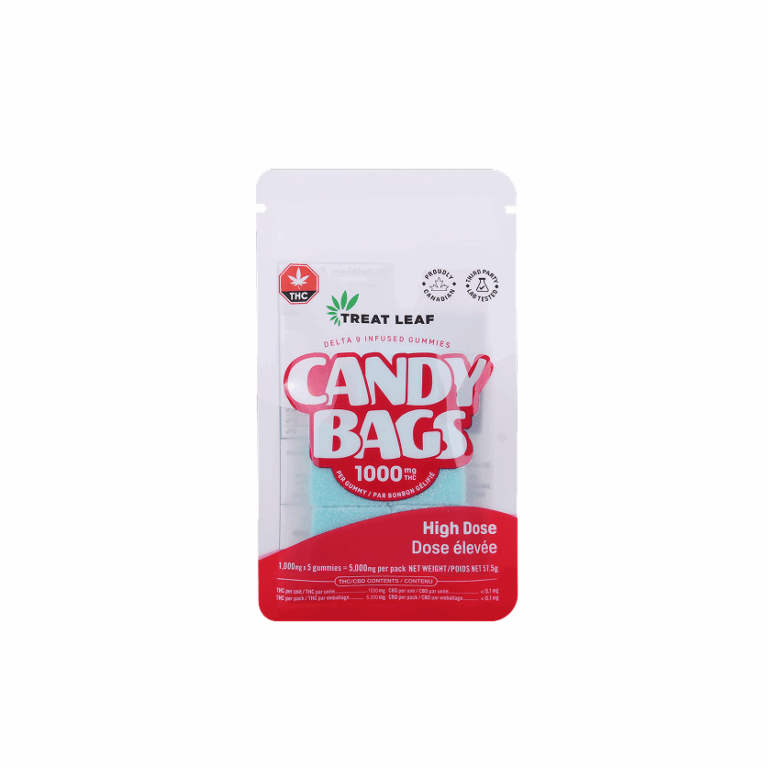 Treat Leaf HIGH DOSE 1000mg THC 5000mg Total THC per bag - Image 4